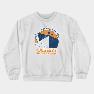 Utinni's Droid Salvage Retro Design Crewneck Sweatshirt